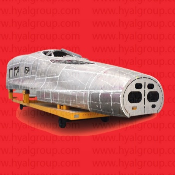 High-strength high-speed train body aluminum alloy profile bending and welding